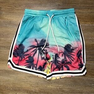 Men’s Athletic Tropical Shorts